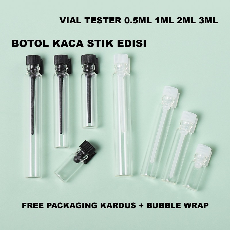 Botol Parfum Vial 2ml Tester Kaca Stik Edisi