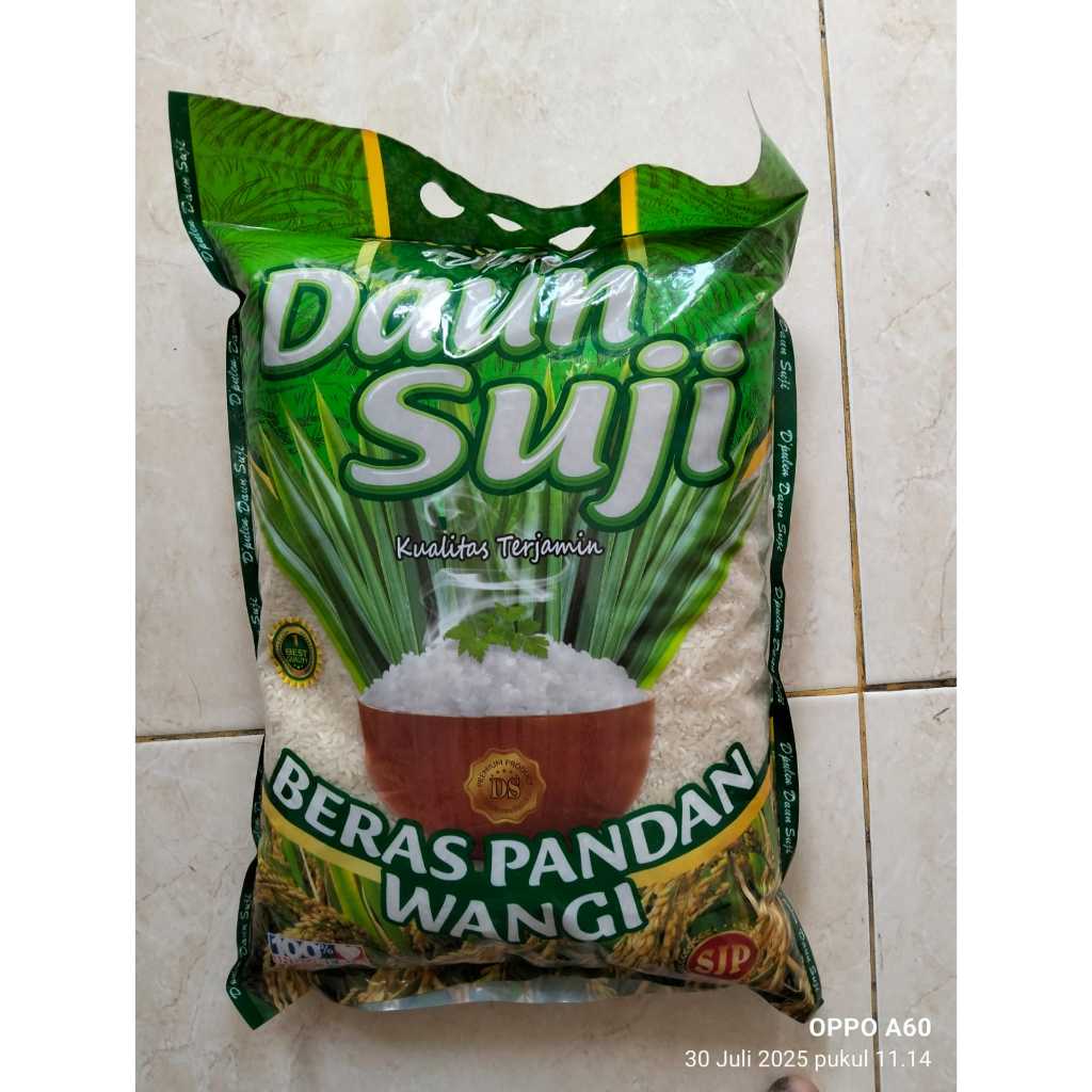 

Beras DAUN SUJI Kemasan 5 KG Pulen Enak Murah