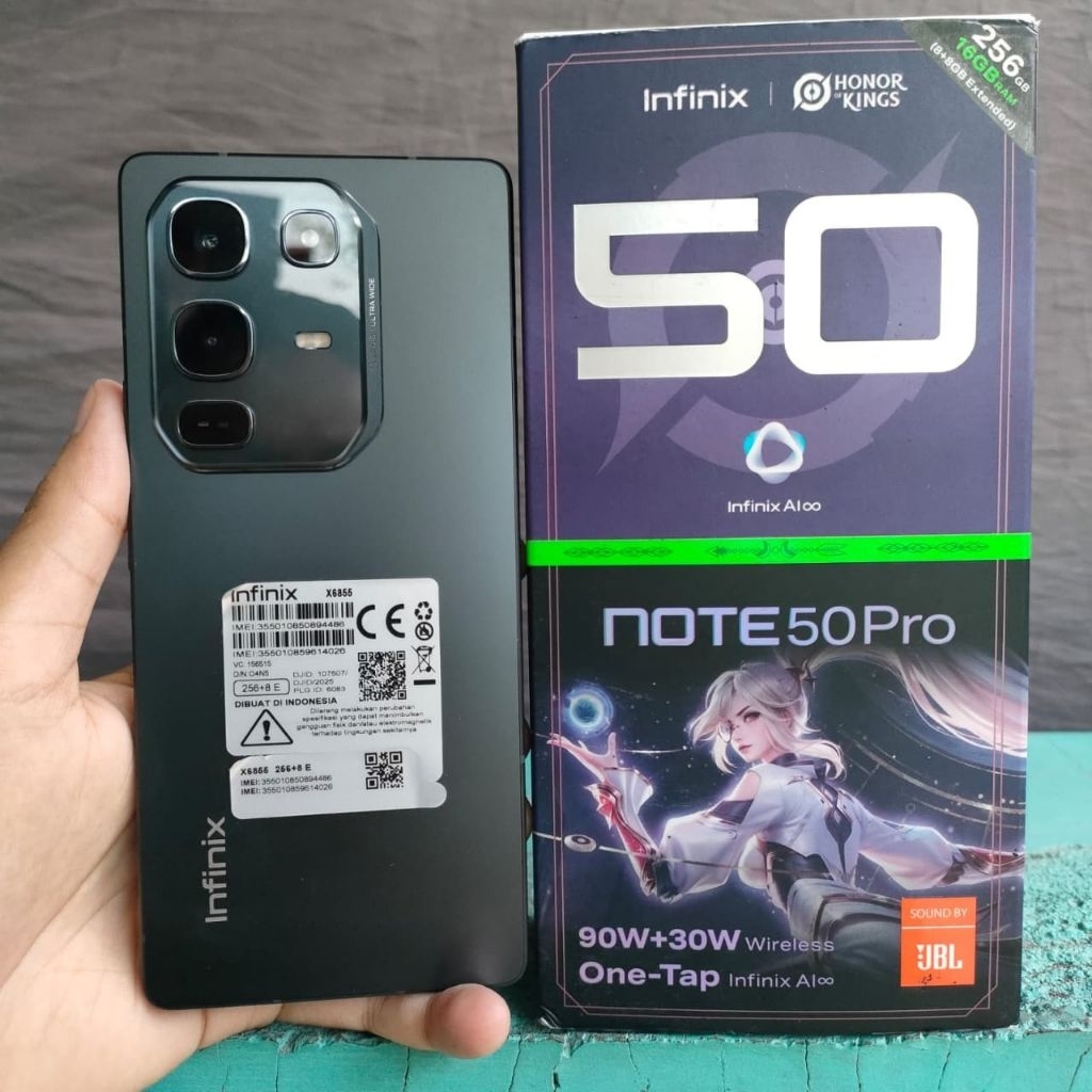 Hp second Infinix note50 pro RAM 8+8/256