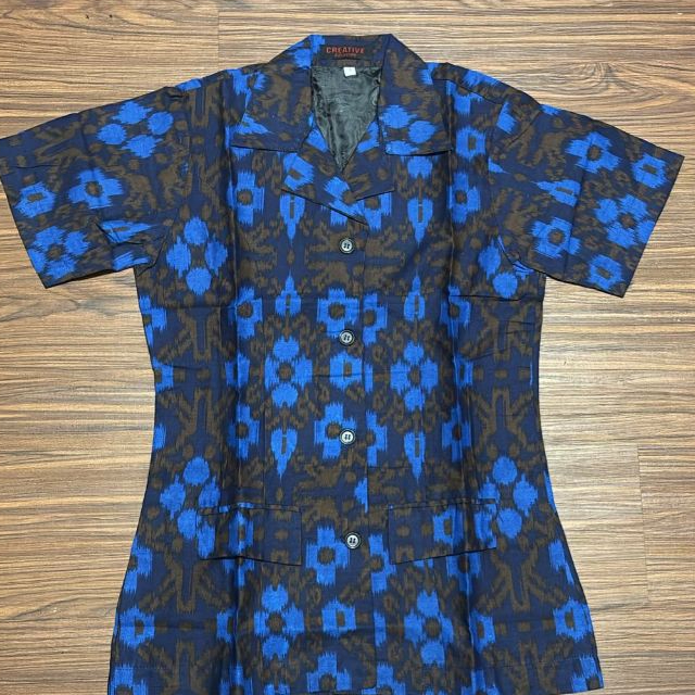 KEMEJA ENDEK WANITA MOTIF BUNGA Khas Bali