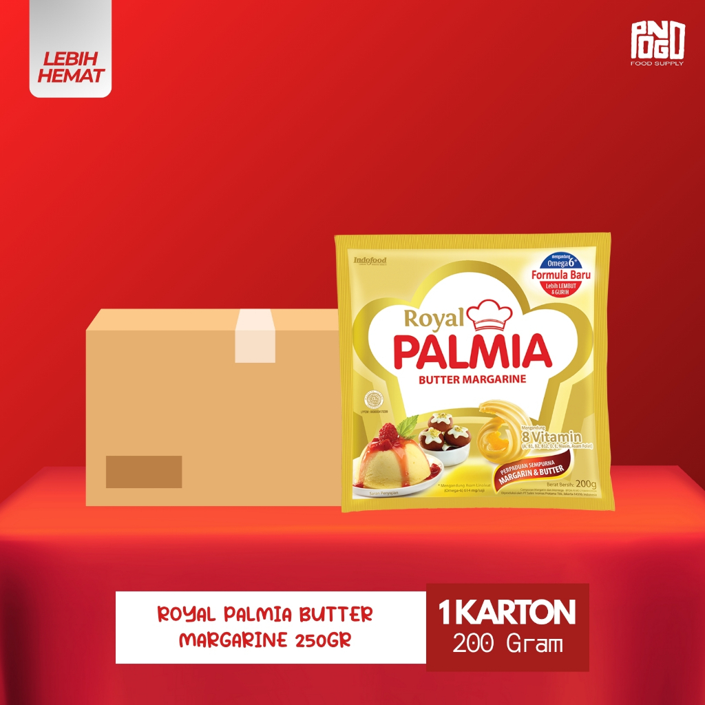 

KARTON - Palmia Royal Butter Margarine 200gr 1 DUS