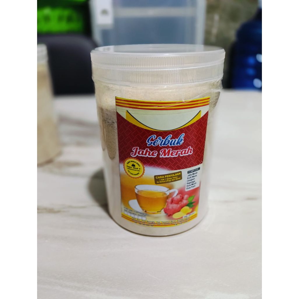 

serbuk minuman jahe merah