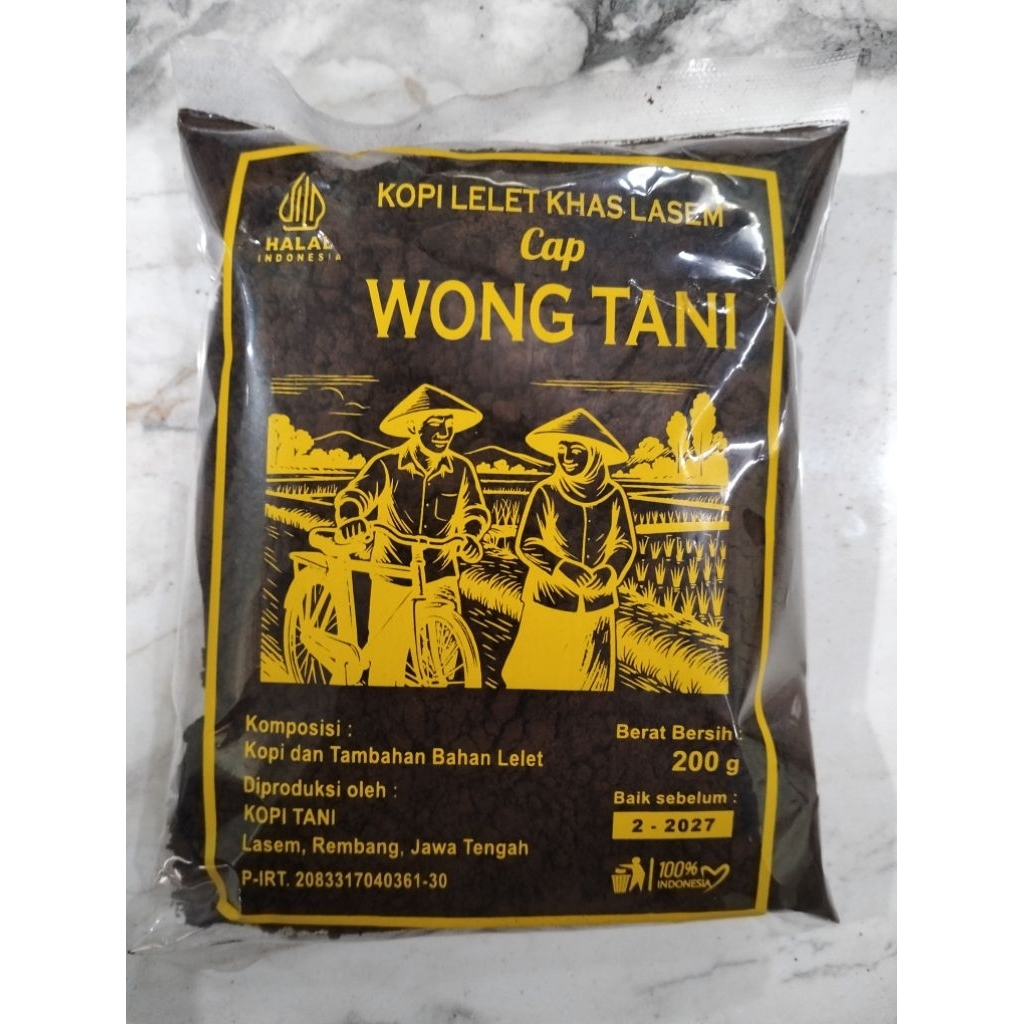 

KOPI LELET WONG TANI KHAS LASEM REMBANG