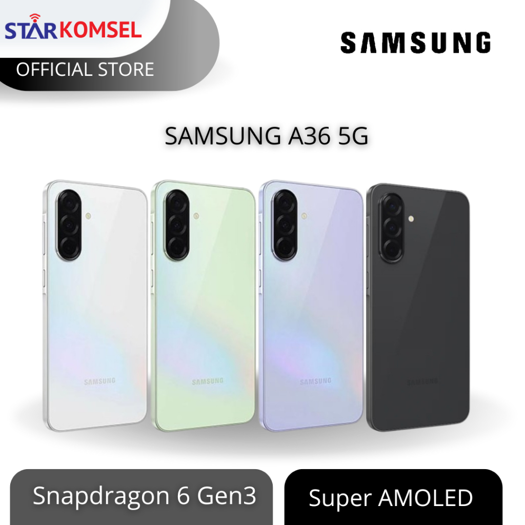 HP SAMSUNG A36 5G 8/256 | 12/256 NFC GARANSI RESMI SAMSUNG INDONESIA