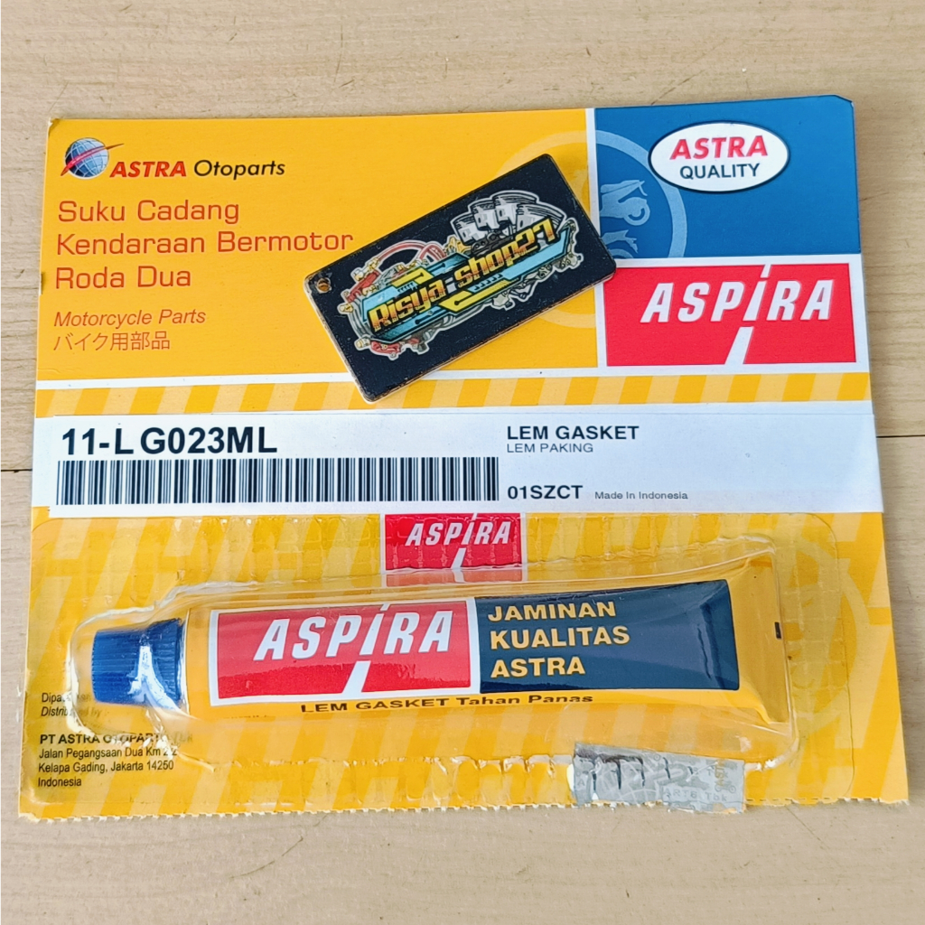 

Lem gasket Lem perpak Aspira 23 gr lem seal Aspira Tahan panas