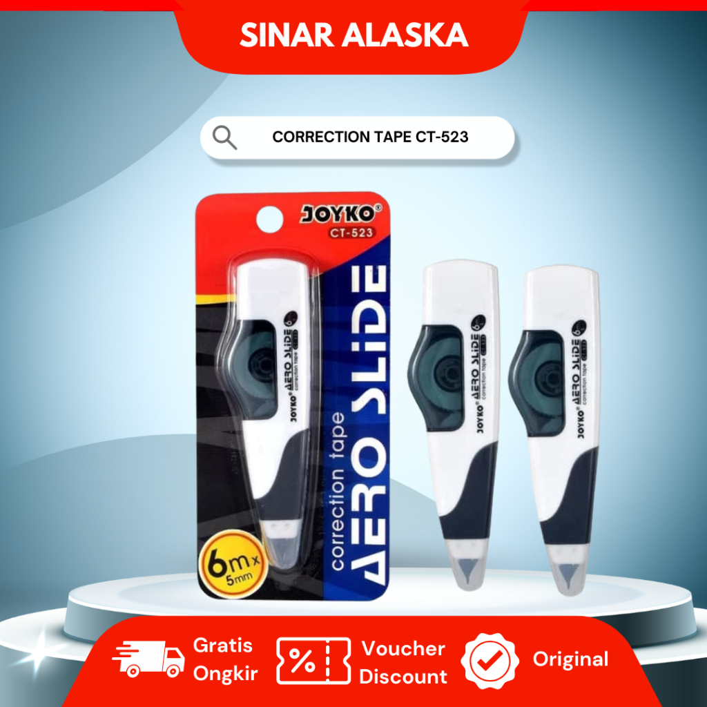 

Correction Tape Joyko Pita Koreksi CT-523
