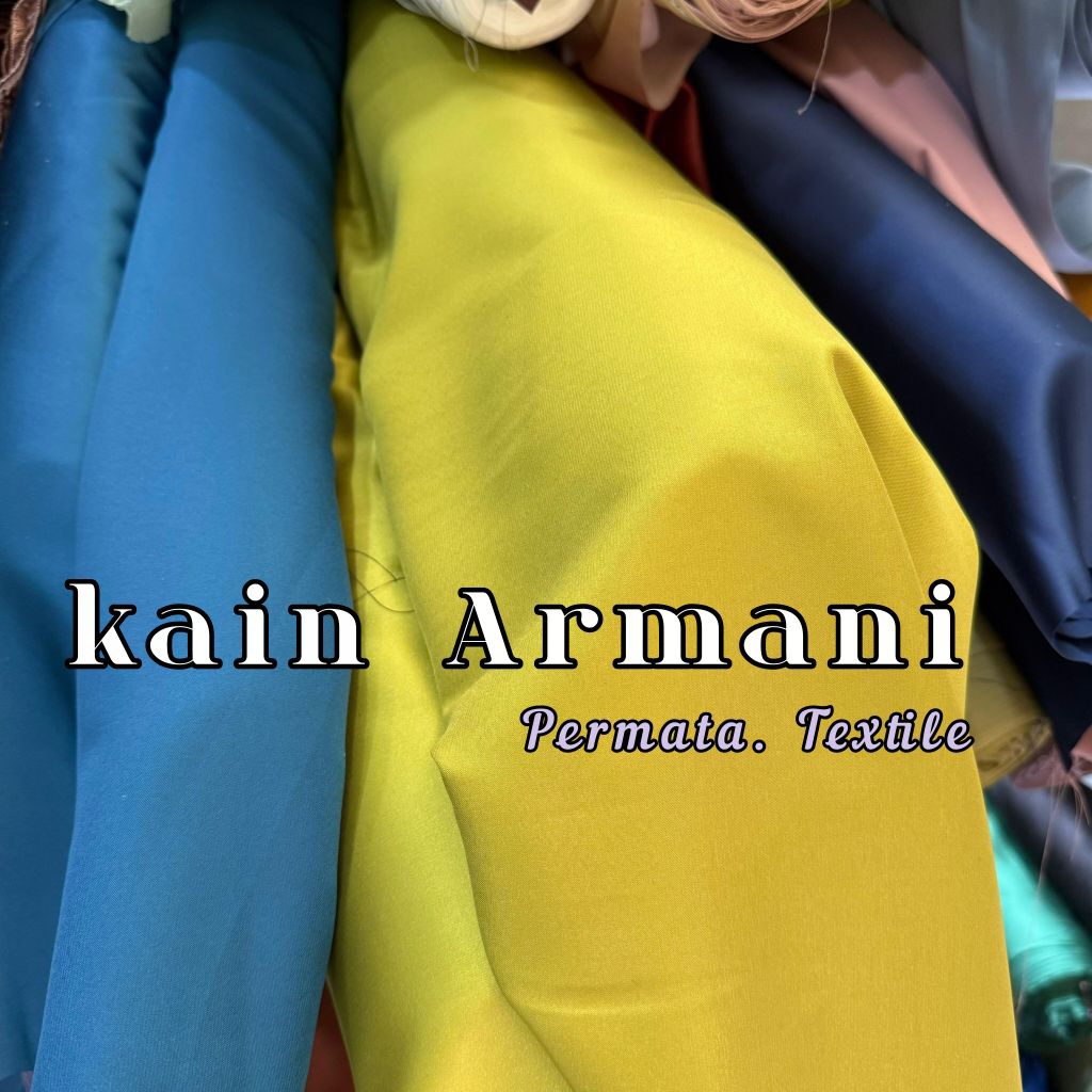 Kain Armani silk Premium / Bahan Armani / Baham baju nikah dan wisuda