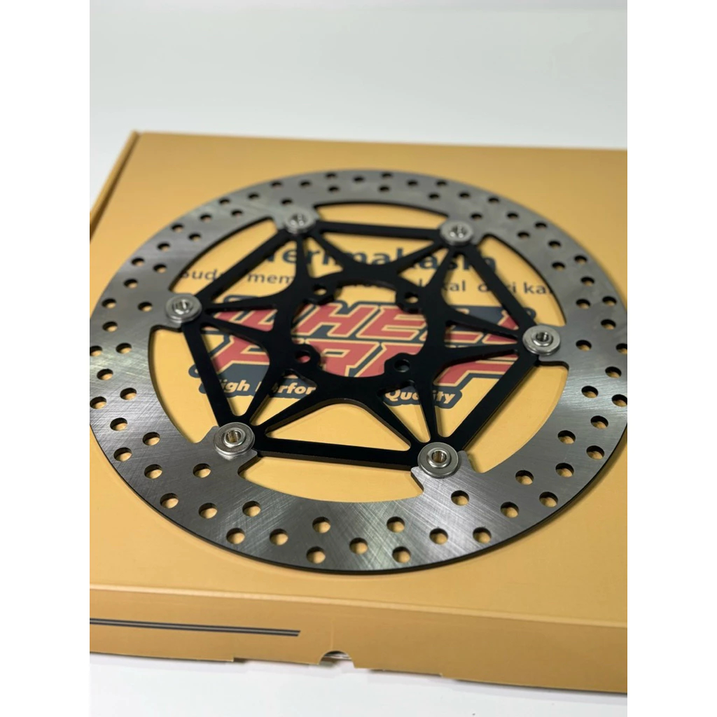 Piringan Cakram Rem Depan Jupiter Z MX Lubang 4 disc 300mm 320mm Hitam Merk Whellprof WPParts