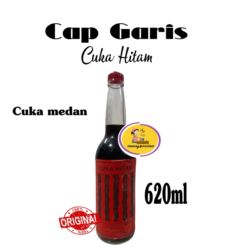 

Cuka Hitam Cap Garis 620ml – Fermentasi Tradisional Khas Medan
