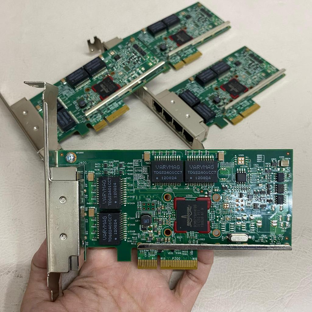Lan Card Ethernet 1Gbps Quad 4 Port Gigabit / Lan Card 4 Port PCI-E BROADCOM Ethernet