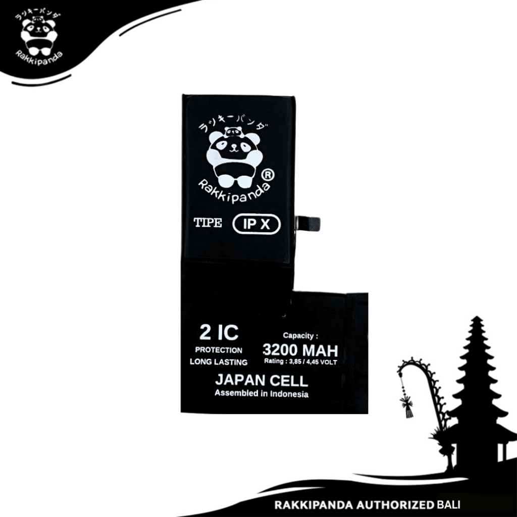 Baterai HP RakkiPanda Batre iPhone X Battery Bergaransi