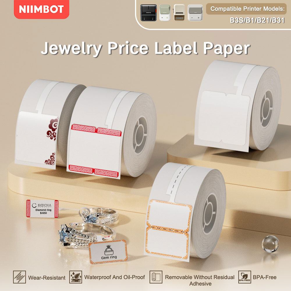 

Niimbot B21/B1/B3S Jewelry Label Harga, Ideal untuk Kalung dan Cincin