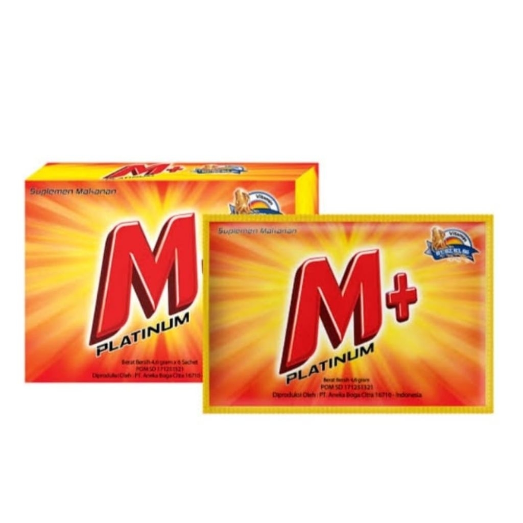 

M+ Sachet Original 4.1 gram (Paket 4kotak) M+ Sachet Minuman Berenergi promo