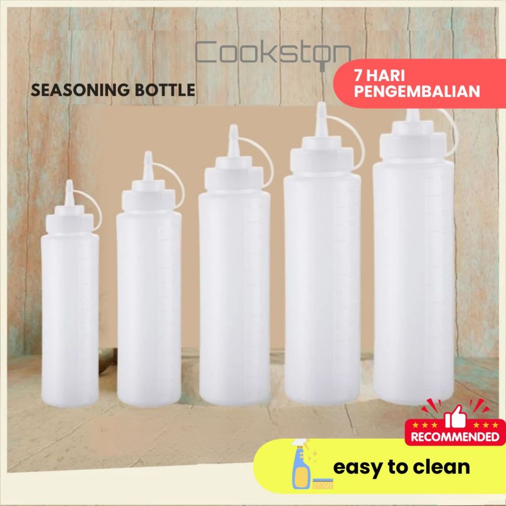 

COOKSTON Jiwins Botol Kecap Saus Mayo - Sauce Bottle Chili Tomato Jar 230ml 350ml 710ml