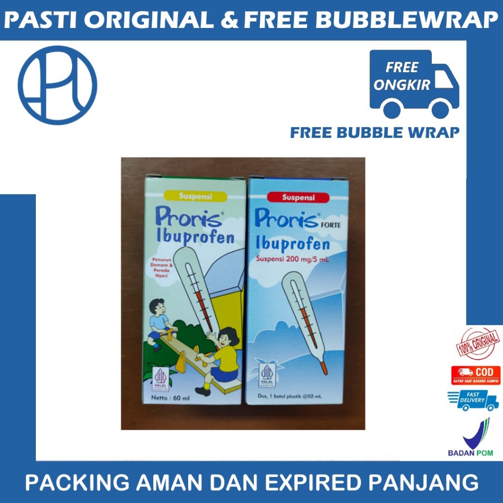 PRORIS IBUPROFEN 60 ML PENURUN PANAS DEMAM ANAK