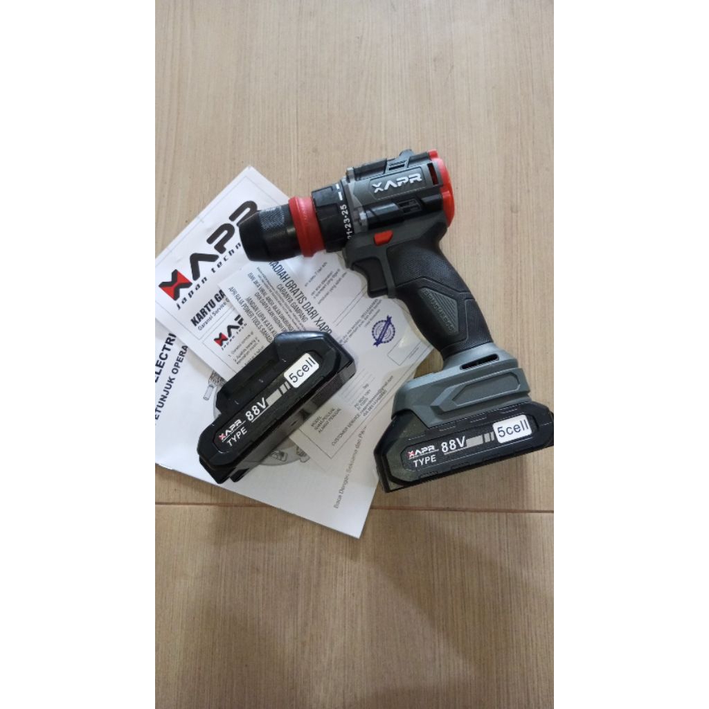XAPR (AP24plus) Cordless Bor 10mm 2 Baterai APR