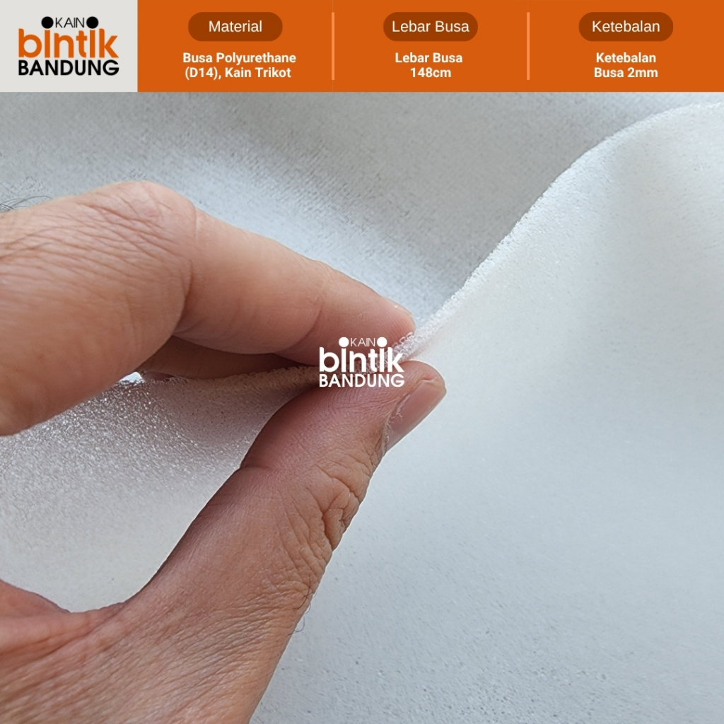 Busa Angin Lapis Kain Trikot Tebal 2mm Pelapis Tas dan Pakaian
