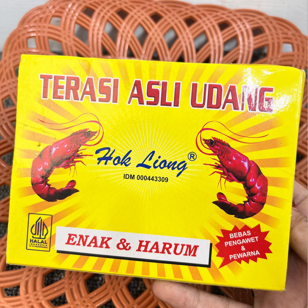 

terasi asli udang HOK LIONG enak dan harum