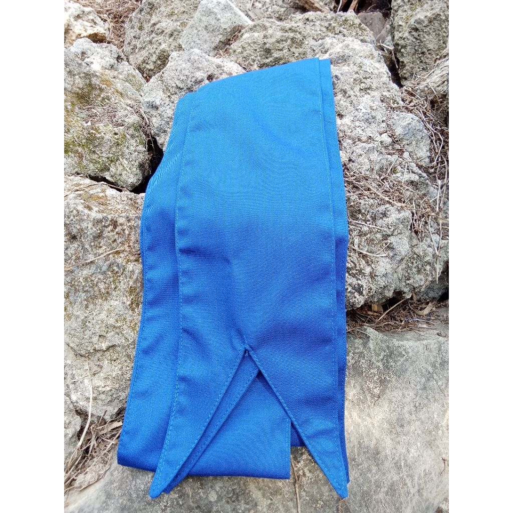 sabuk biru polos IKSPI kera sakti kain drill