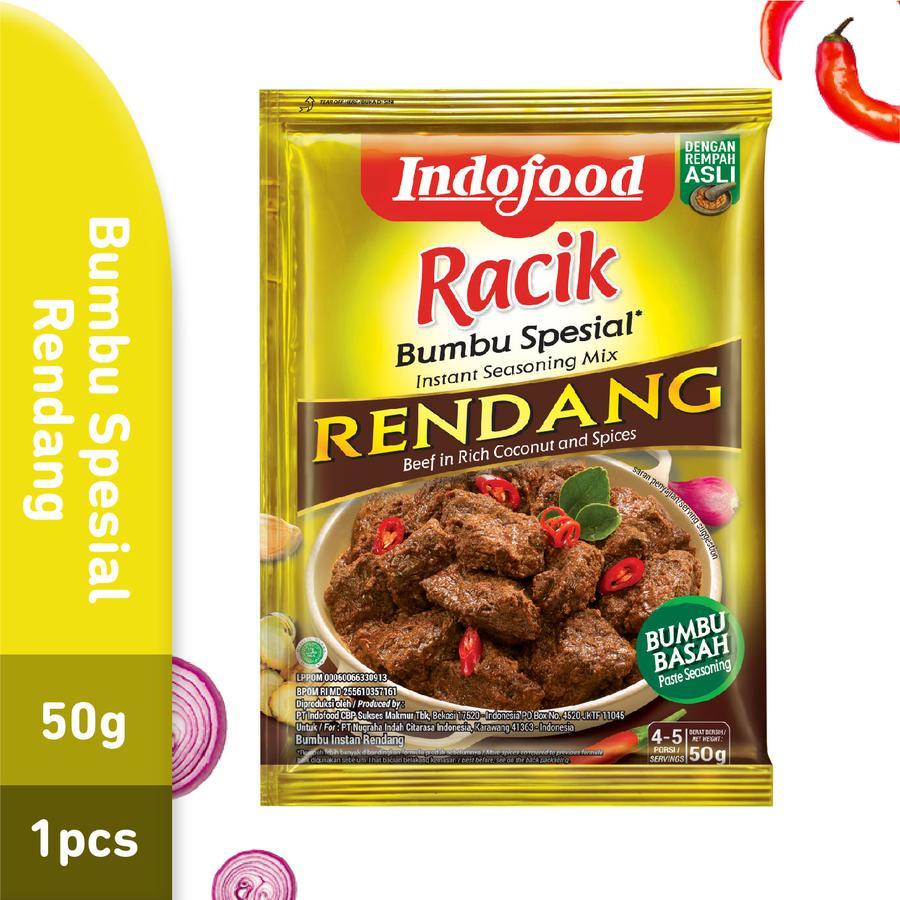 

Indofood Bumbu Racik Spesial Rendang 50G