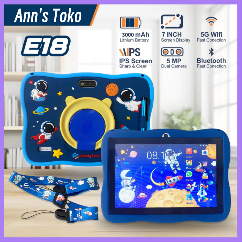 Tablet Anak Android Easytech E-18 Layar Sentuh / Tablet Anak Android