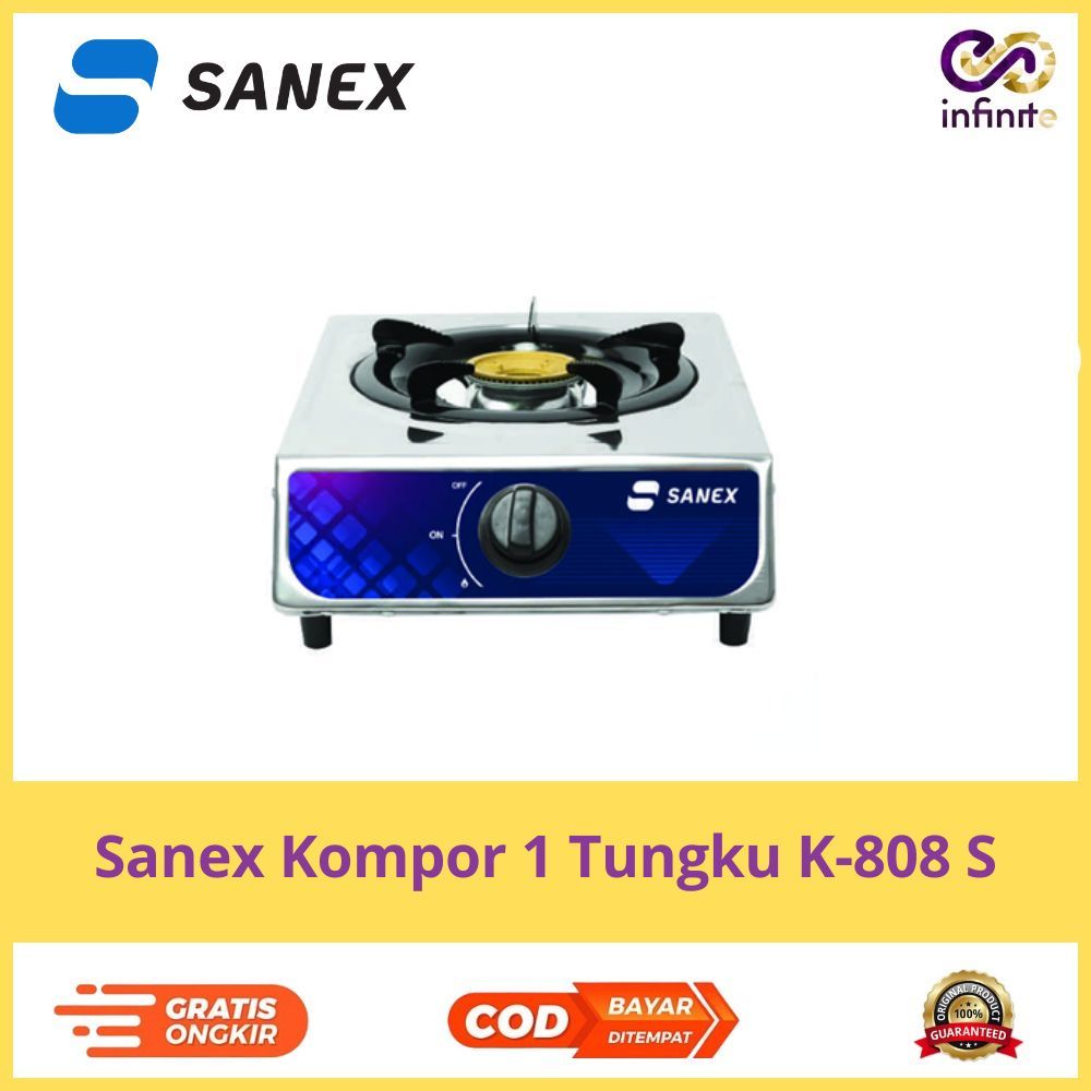 Kompor 1 Tungku Sanex - Sanex K 808 S