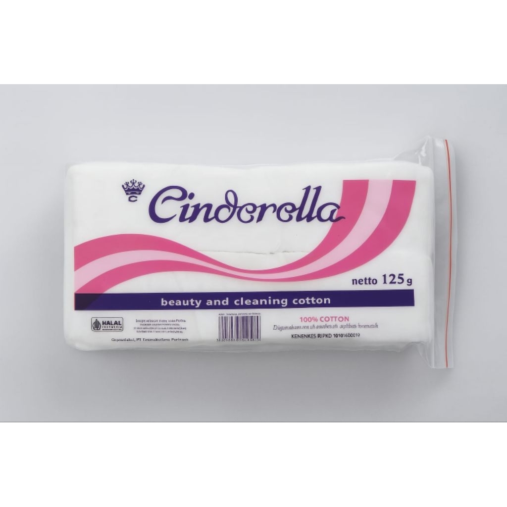 CINDERELLA KAPAS 125 GRAM KAPAS KECANTIKAN