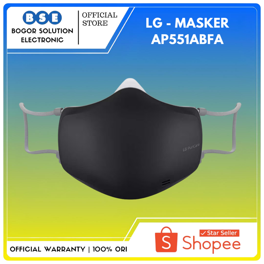 MASKER LG AP551ABFA PuriCare Wearable Air Purifier Gen 2 - AP551ABFA-HITAM
