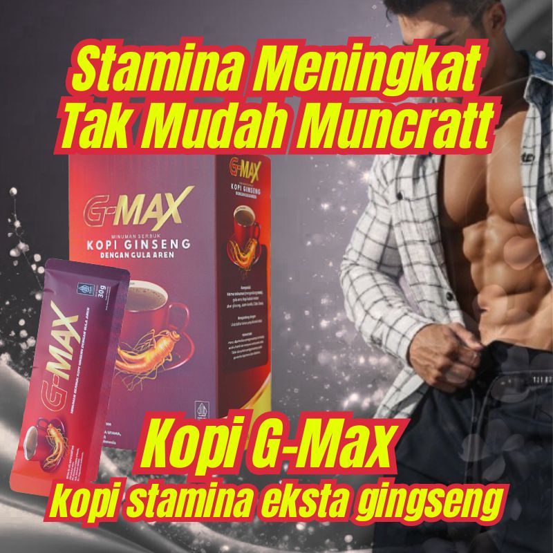 

PROMO SPEKTAKULER HARI INI KOPI G-MAX GMAX KOPI GINGSENG STAMINA PRIA TAHAN LAMA RASA GULA AREN