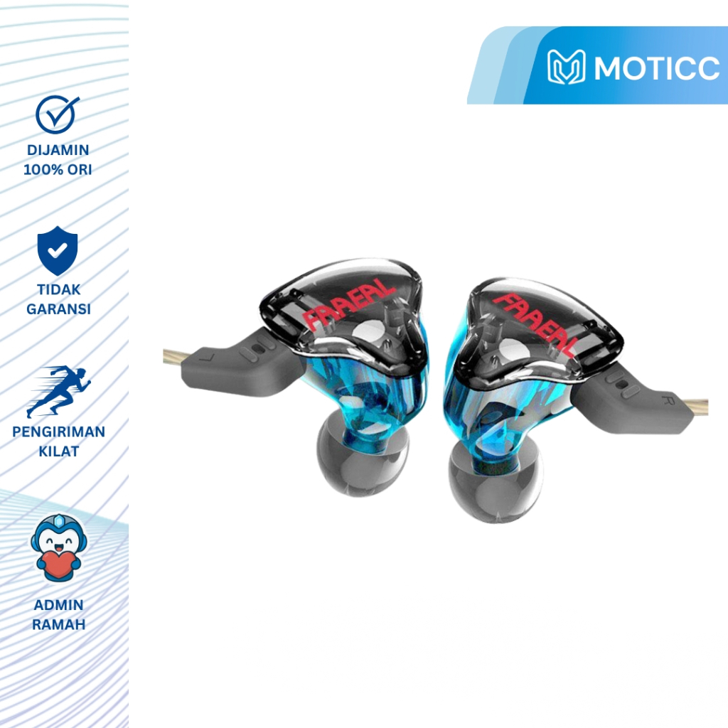 FAAEAL FMS BA+DD Hybrid Earphone Detachable Cable Hifi IEM FAREAL