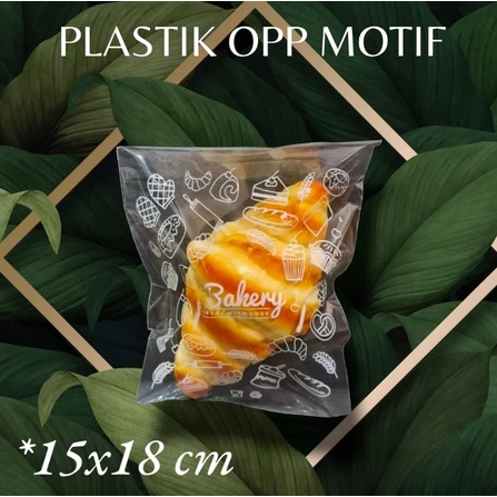 

PLASTIK OPP ROTI MOTIF / Plastik Opp Motif Foodgrade Tebal Premium
