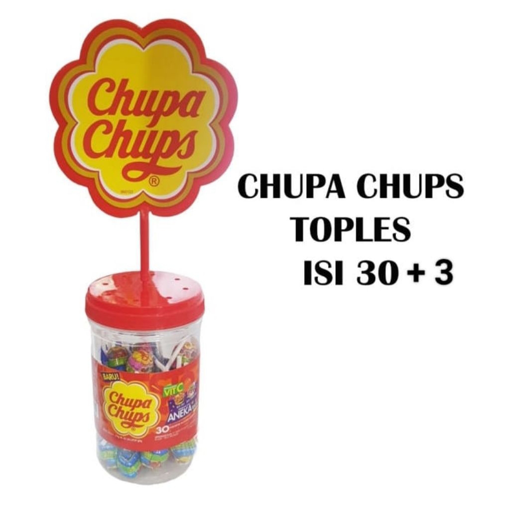 

Chupa Chups Permen Topless 360 Gram ( Isi 30+3 ) Chupa Chups Permen Toples Promo