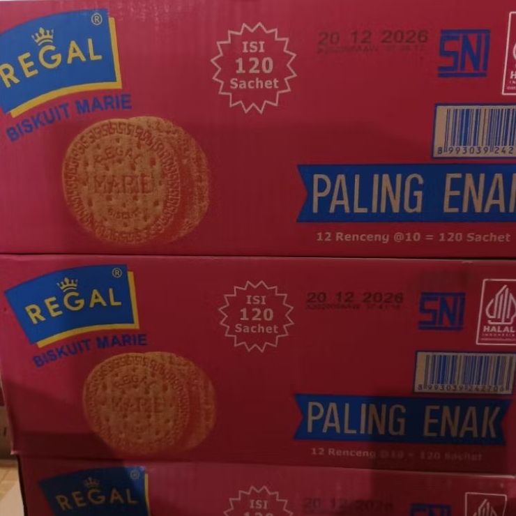 

MARIE REGAL KARTON | 1 KARTON ISI 12 PAK @10PCS