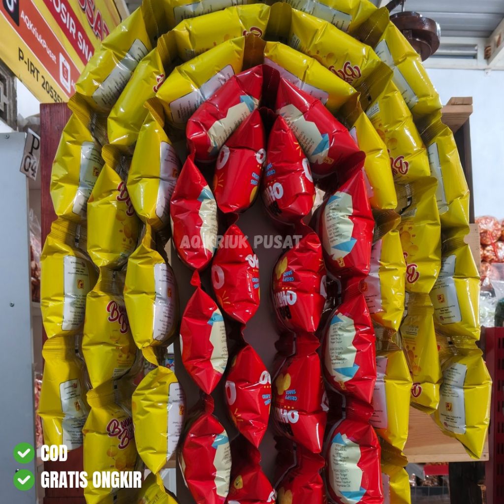 

Snack Berhadiah Uang / Big Ohayo / Bonss Bites / Billion / Door Prize / Jackpot / Aq Kriuk Pusat