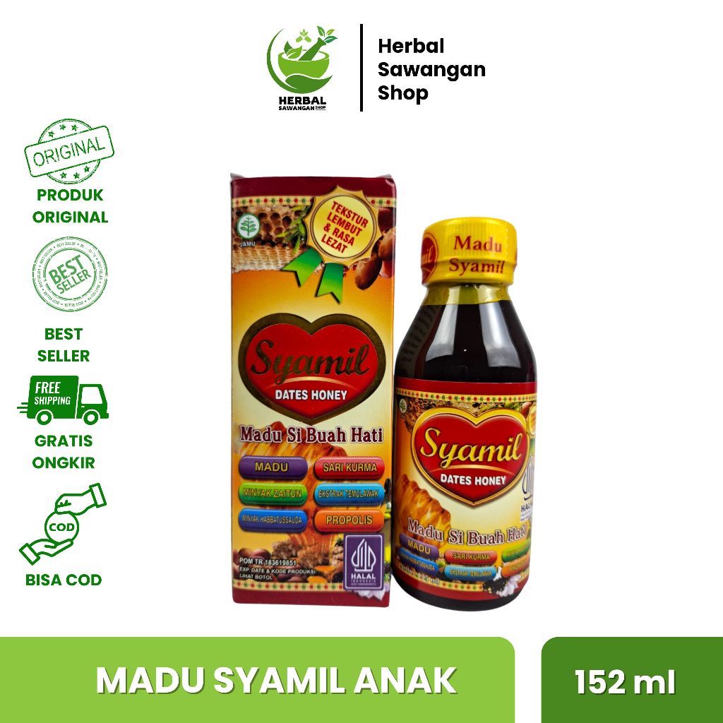 

Madu Anak Syamil 125ml, Mitra Ihsan Sejahtera | Madu Si Buah Hati
