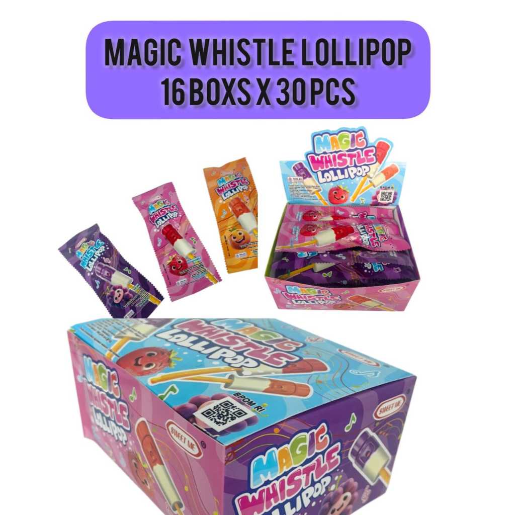 

lolipop magic whistle permen loli import murah viral grosir