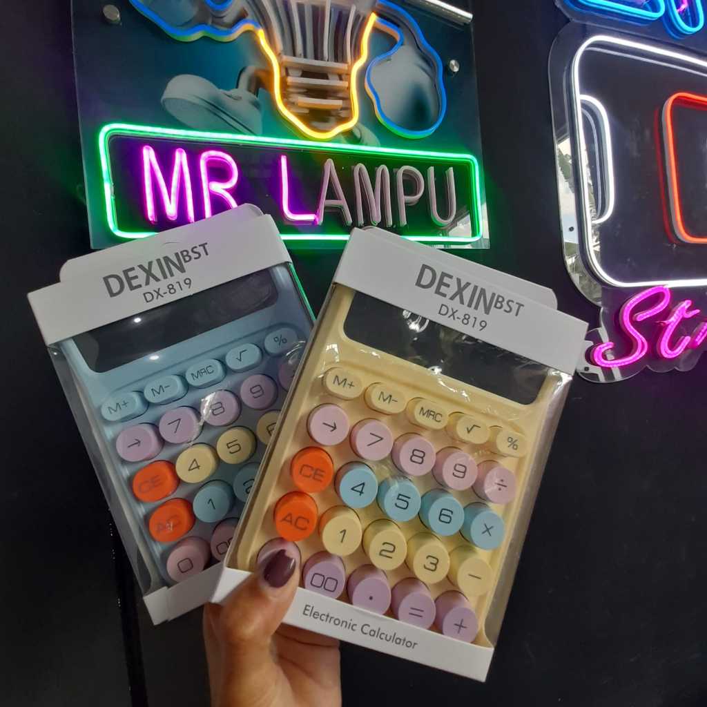 

KALKULATOR LUCU WARNA MACARON DX-819 – DEXIN BST