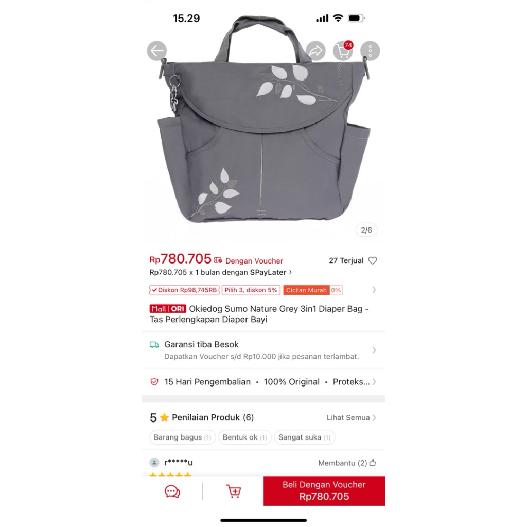 DIAPER BAG OKIEDOG