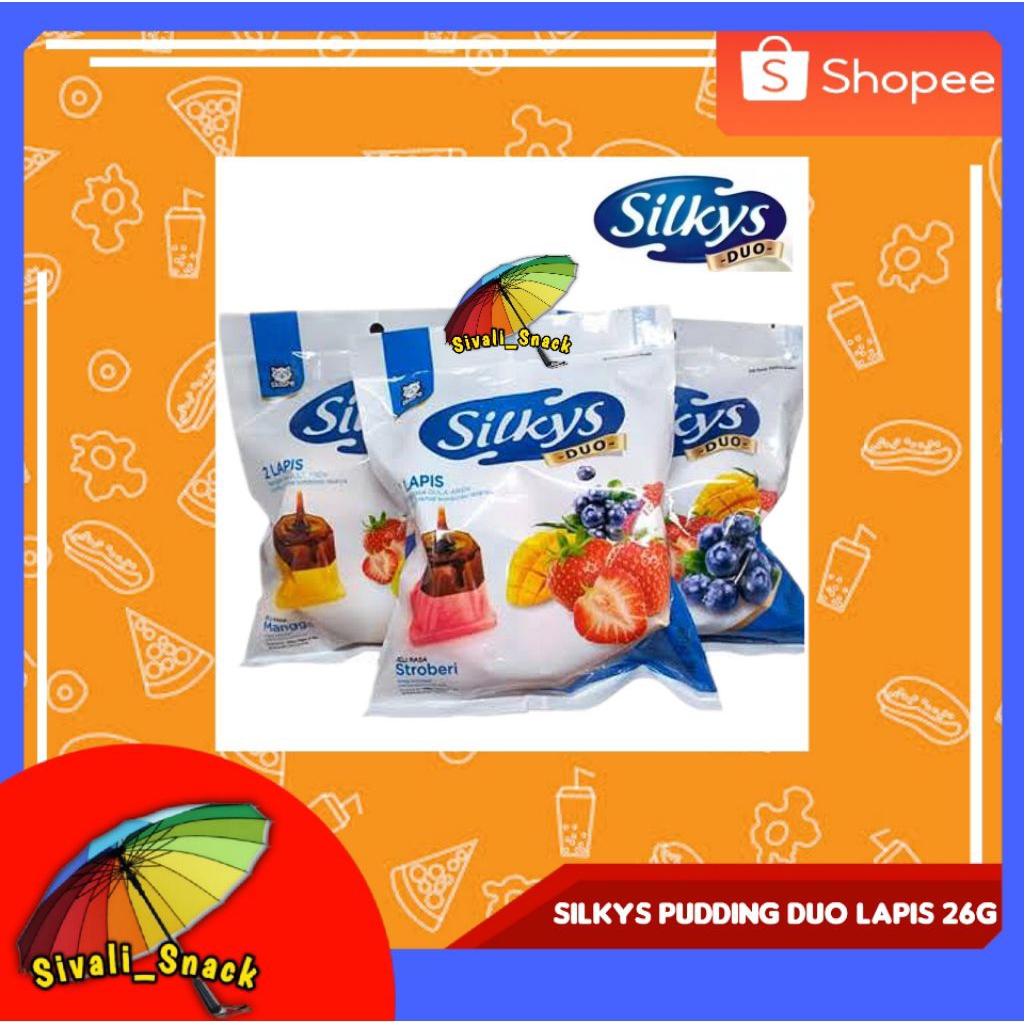 

Silkys Duo Lapis Pudding & Gula Aren 10pcs (26g)