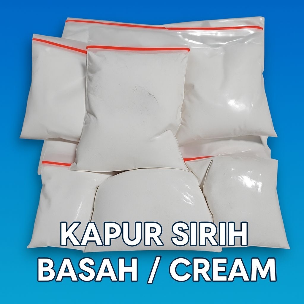 

Kapur Sirih Basah / Cream Putih Asli / injet – Kemasan Praktis 50 gram