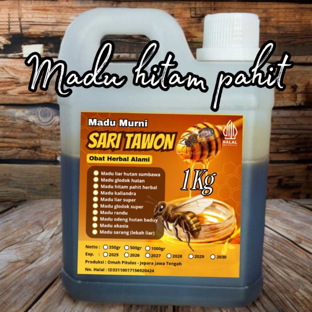 Madu hitam pahit 1 kg
