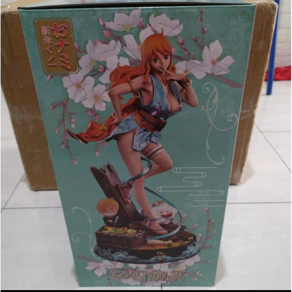 Nami Wanokuni Edition One Piece action figure cast off kws non original product sealed in mika