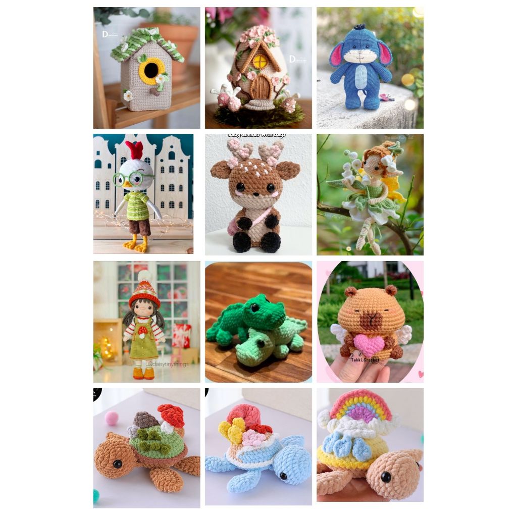 Birdhouse {Pdf File Amigurumi Pattern}