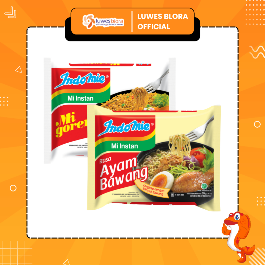 

Indomie Mie Goreng & Indomie Ayam Bawang 85g