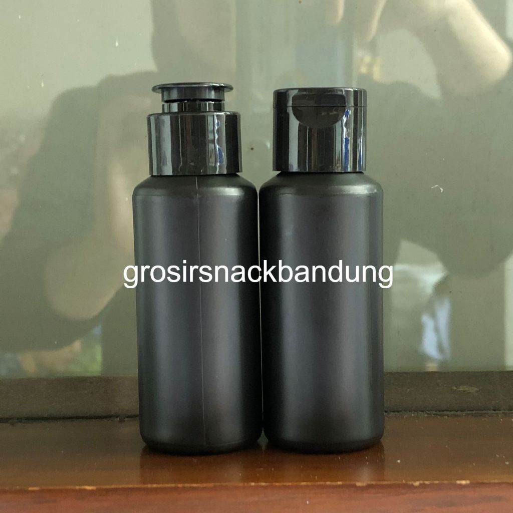 [BISA ECERAN] Botol Yardley 60 ml / Botol Yadley 60 ml HITAM Tutup Fliptop Hitam Fliptop Jamur HItam