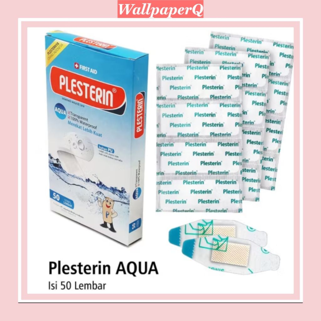 Plester Luka Plesterin AQUA Plester Waterproof Plester Anti Air