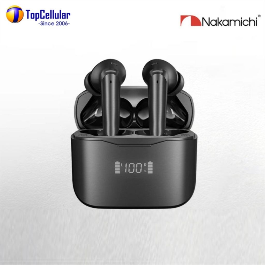 Handsfree Bluetooth Nakamichi TW018ENC True Wireless Earphone TWS