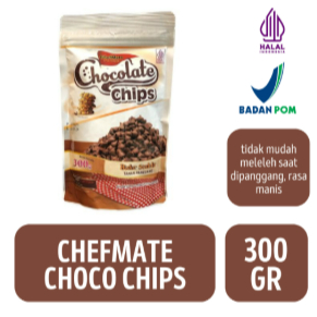 

Chefmate ChocoChips 300 Gram Bakestable Tahan Panggang