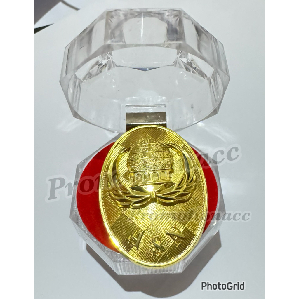 Pin ASN oval Peniti Plus Box ASN KORPRI P3K Kuningan Sepuh Emas Mengkilap 100% ORIGINAL #pin#bros#br