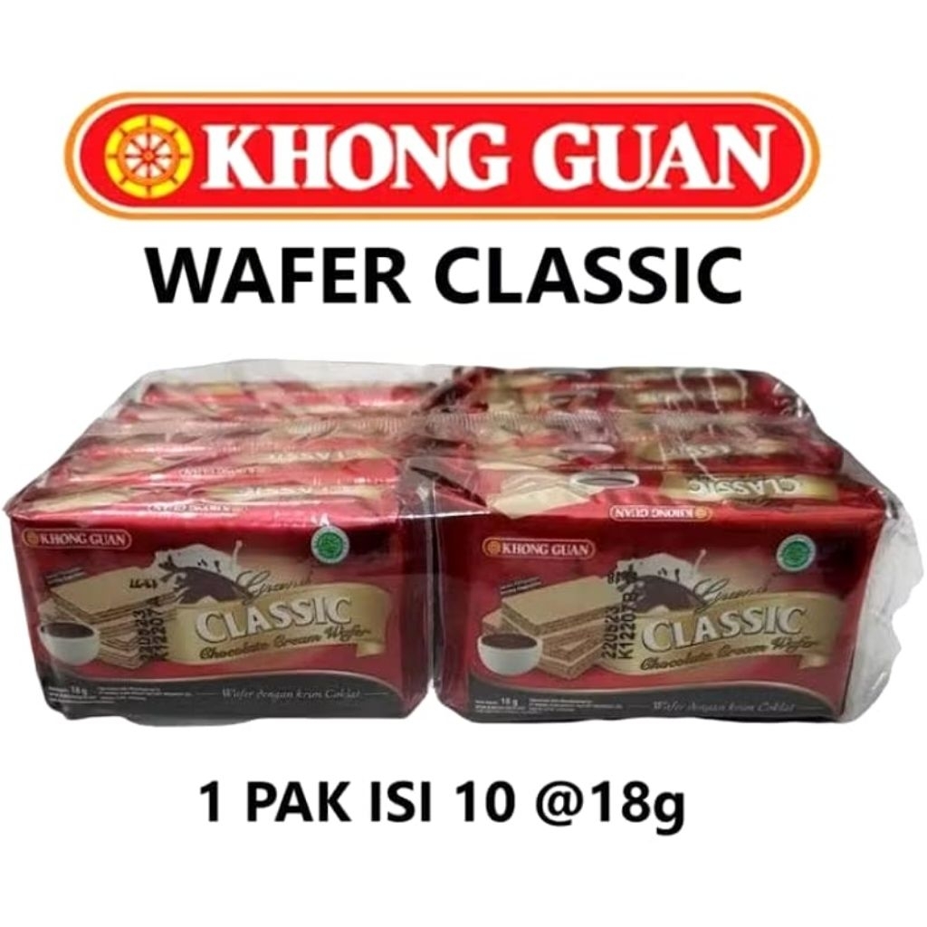 

Khong Guan Wafer Classic isi 10 psc